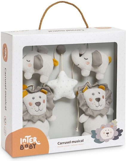 Interbaby Mobil Pătuț Cu Muzică Carrousel Leu Pentru Nou-Născuți