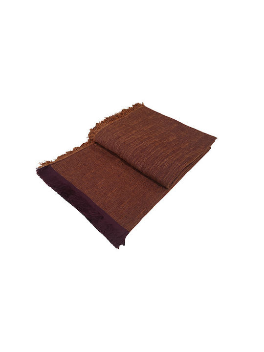 Ilis Home 5004 Überwürfe Set 3 Stück Chenille Braune