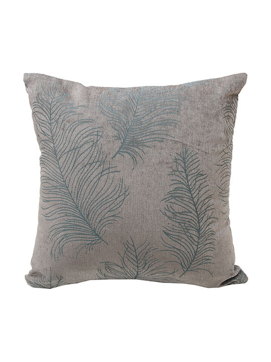 Ilis Home Decorative Pillow Case 1616 Petrol Blue 2pcs 45x45cm