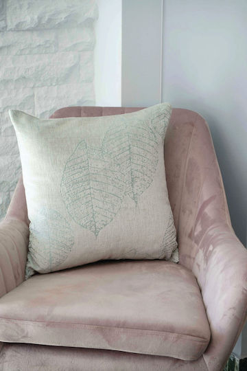 Ilis Home Διακοσμητική Μαξιλαροθήκη 1615 Γκρι 2τμχ 45x45εκ.