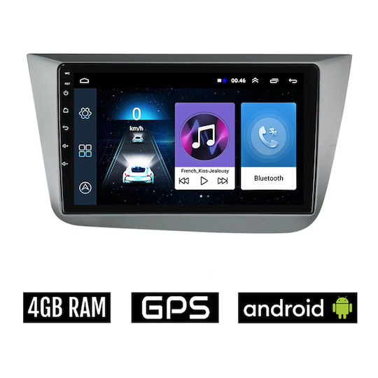 Sistem Audio Auto pentru Seat Toledo 2004-2009 (Bluetooth/USB/AUX/WiFi/GPS/Apple-Carplay/Android-Auto) cu Ecran Tactil 9"