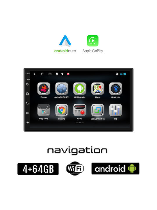 Booma Car Audio System for Volkswagen Transporter 2003-2009 (Bluetooth/USB/WiFi/GPS/Apple-Carplay/Android-Auto) with Touch Screen 7"