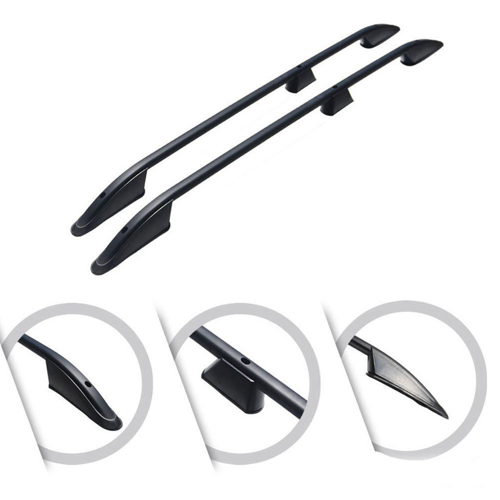 Omtec Aluminum Roof Bars for Volkswagen Caddy with Roof Rack Legs