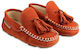 Babywalker Κεραμιδί Baptism Leather Moccasins