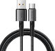 Mcdodo CA-3590 USB 2.0 Cable USB-C male - USB-A 100W PD Μαύρο 1.2m CA-3590