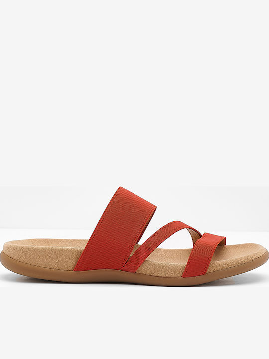 Gabor Leather Women's Flat Sandals Anatomic in ...