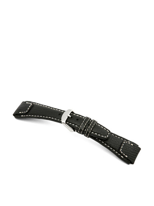 Rios 1931 Nature Lederriemen Schwarz 20mm