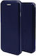 Book Δερματίνης Navy Μπλε (Poco X5 Pro)