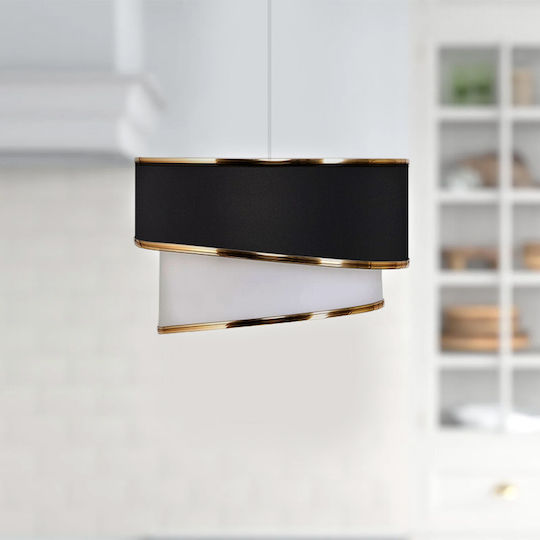 Megapap Fanny Κρεμαστό Φωτιστικό Μαύρο με Ντουί E27 30x70x70εκ.