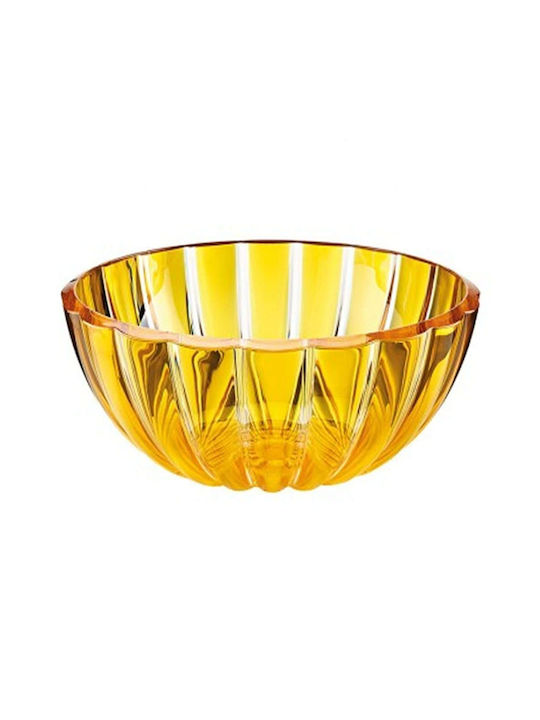 Guzzini Bol de Servire Rotund Plastic Galben cu Diametru 12buc