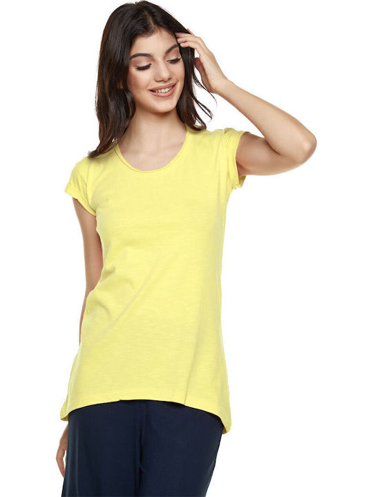 Bodymove Γυναικείο T-shirt Vibrant Yellow