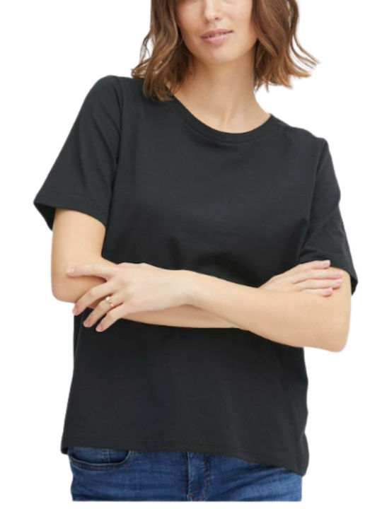 Fransa Γυναικείο T-shirt Μαύρο