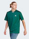 Adidas Mesh-Back Ανδρικό T-shirt Κοντομάνικο Collegiate Green