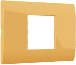 Aca Modys Schalterrahmen in Gold Farbe 10101433808