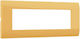 Aca Modys Schalterrahmen in Gold Farbe 10101433812