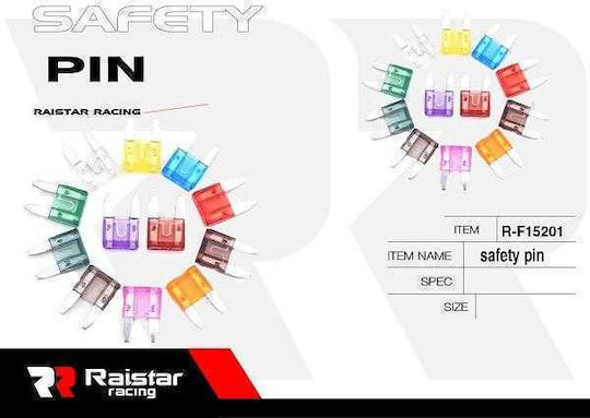 Raistar Car Fuse Set Blades 10pcs