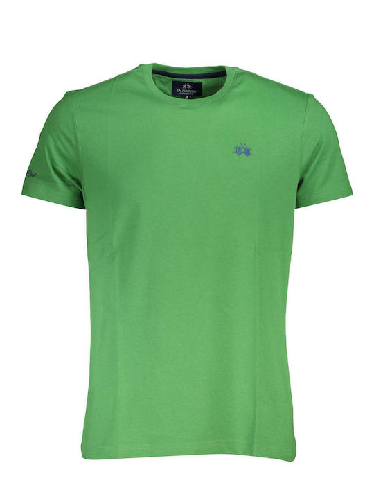 La Martina Herren T-Shirt Kurzarm Grün