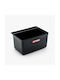 Araven Waste Bin Waste Plastic Black 9.5lt 1pcs