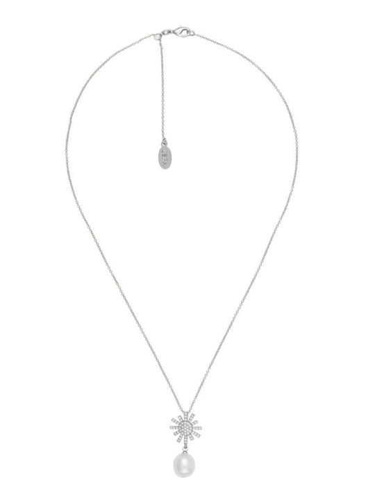 U.S. Polo Assn. Charm aus Vergoldet Stahl mit Perlen & Zirkon