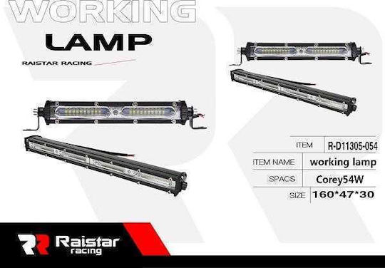 Raistar Headlights Car in Bar Shape LED 54W 16cm 1pcs