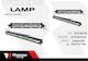 Raistar Headlights Car in Bar Shape LED 162W 49.5cm 1pcs