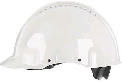 3M G3000 Construction Site Helmet White 4310-003-100