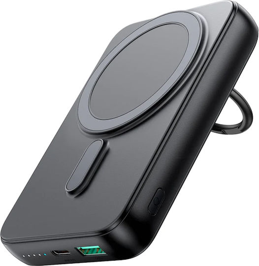 Joyroom JR-W050 MagSafe Power Bank 10000mAh 20W με Θύρα USB-A και Θύρα USB-C Μαύρο