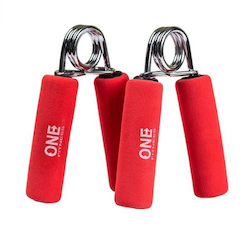 One Fitness Crush Grippers 2pcs Red with Soft Resistance