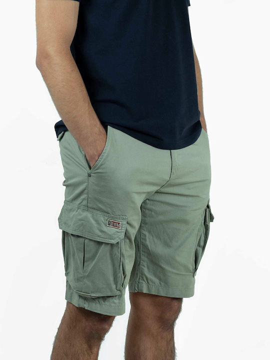Herrenshorts Cargo Grün