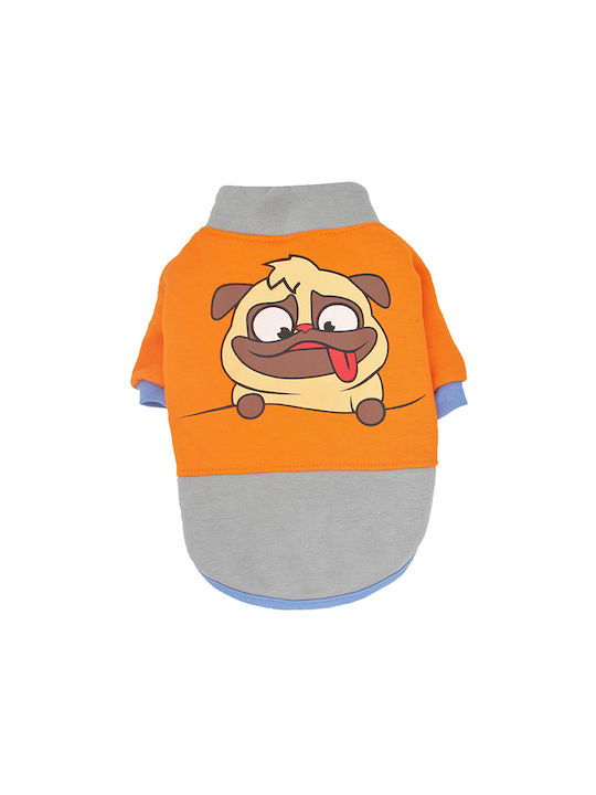 Glee Sweatshirt Hund in Orange Farbe XL 40cm.