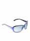 Prada Women's Sunglasses with Purple Plastic Frame and Green Gradient Lens SPR20I 7ZO3M1