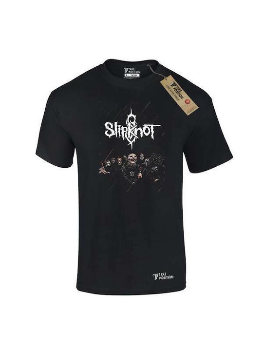 Takeposition T-shirt Slipknot σε Μαύρο χρώμα