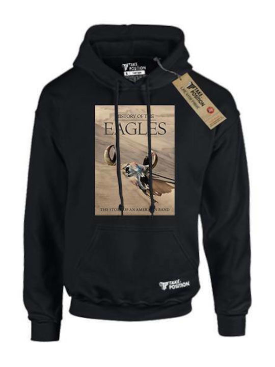 Takeposition H-cool History Eagles Damen Kapuzenpulli Schwarz