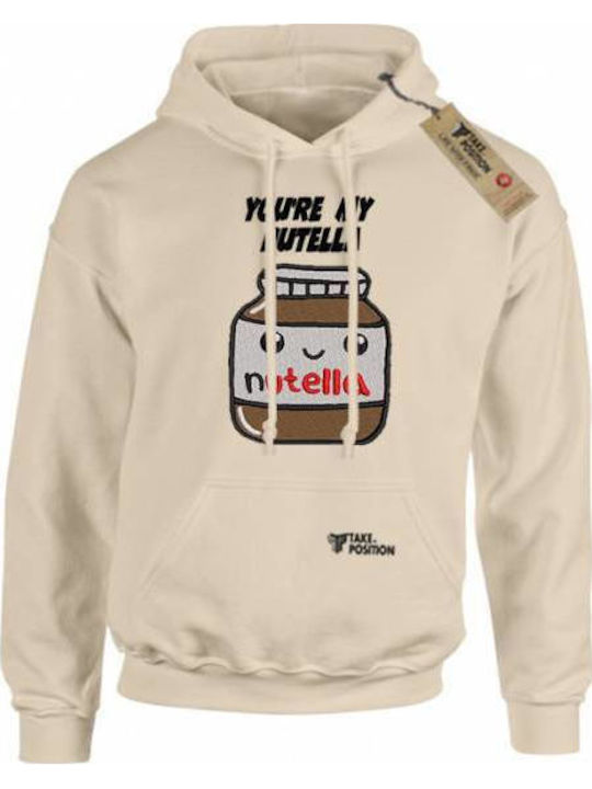 Takeposition H-cool Your My Nutella Hoodie Beige Takeposition H-cool Your My Nutella Hoodie Beige