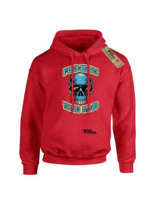 Takeposition H-cool Renew Your Mind Hoodie Red