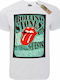 Takeposition T-cool T-shirt Rolling Stones Λευκό