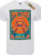 Takeposition T-shirt Pink Floyd T-cool σε Λευκό χρώμα