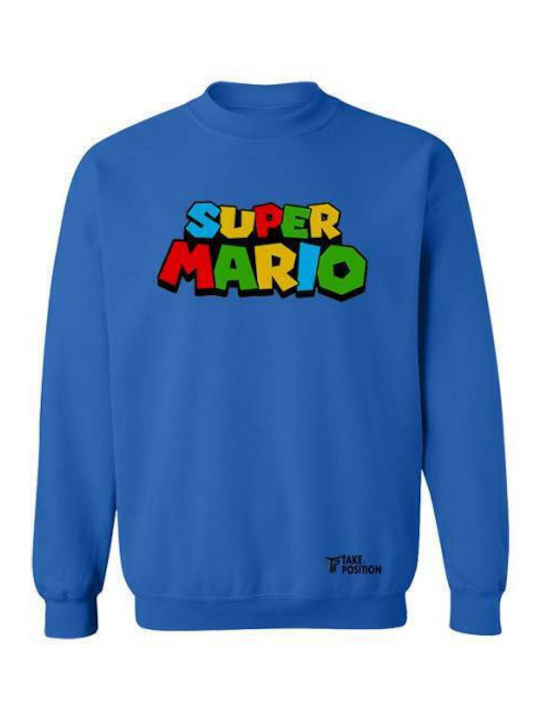 Takeposition Sweatshirt Super Mario Blue