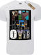 Takeposition T-cool T-shirt Pink Floyd Λευκό