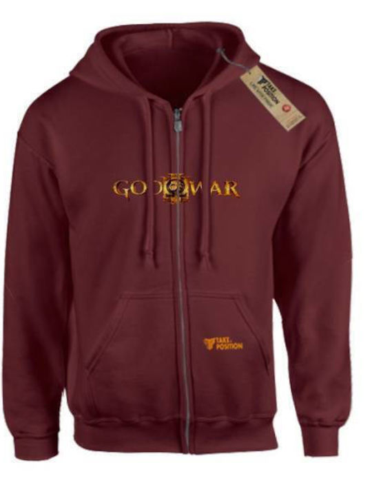 Takeposition Z-cool Hooded Jacket Burgundy
