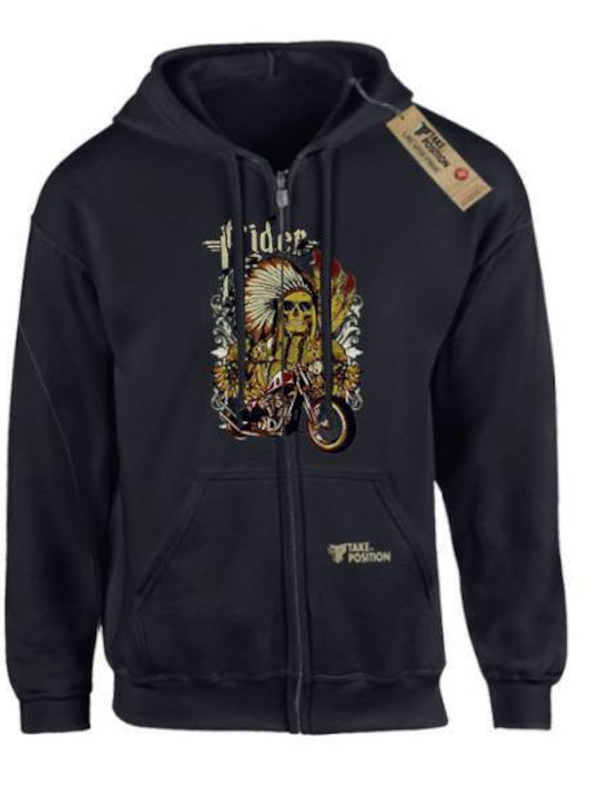 Takeposition Z-cool Rider Hooded Jacket Black