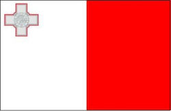 Office flag of Malta 18x25cm