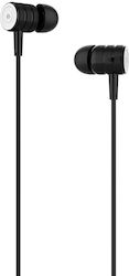 Yookie YK26 In-ear Handsfree με Βύσμα 3.5mm Μαύρο