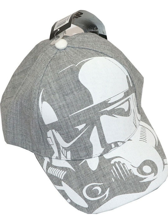 Disney Παιδικό Καπέλο Jockey Star Wars Γκρι