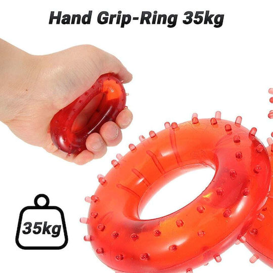 Grip-Ring Power Gripper Ring Red with Resistance up to 35kg