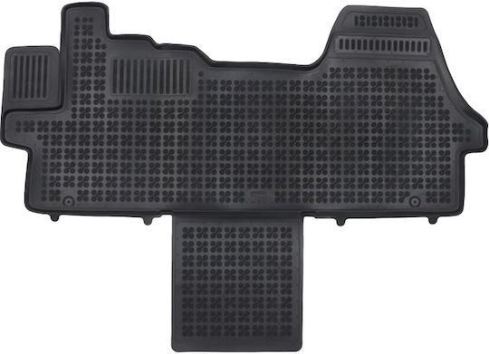 Rezaw Plast Kofferraummatten Wannenartig 1Stück aus Gummi für Peugeot Boxer Fiat Ducato Citroen Pullover 2006+ Schwarz