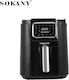 Sokany Air Fryer 7lt Μαύρο SK-ZG-8041