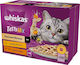 Whiskas Tasty Mix Wet Food for Adult Cats in Cans with Beef and Chicken 12x85gr