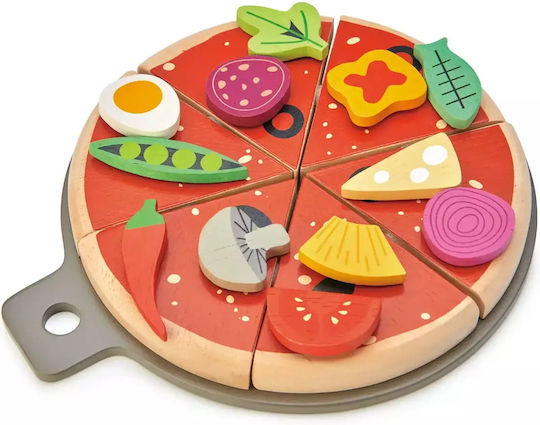 Tender Leaf Toys Holz Pizza Für Kinder Ab 3 Jahren 19 Stück