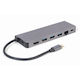 Cablexpert USB-C Docking Station με HDMI 4K PD Ethernet Γκρι (A-CM-COMBO5-05)